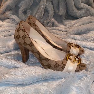 Gucci Canvas Heels